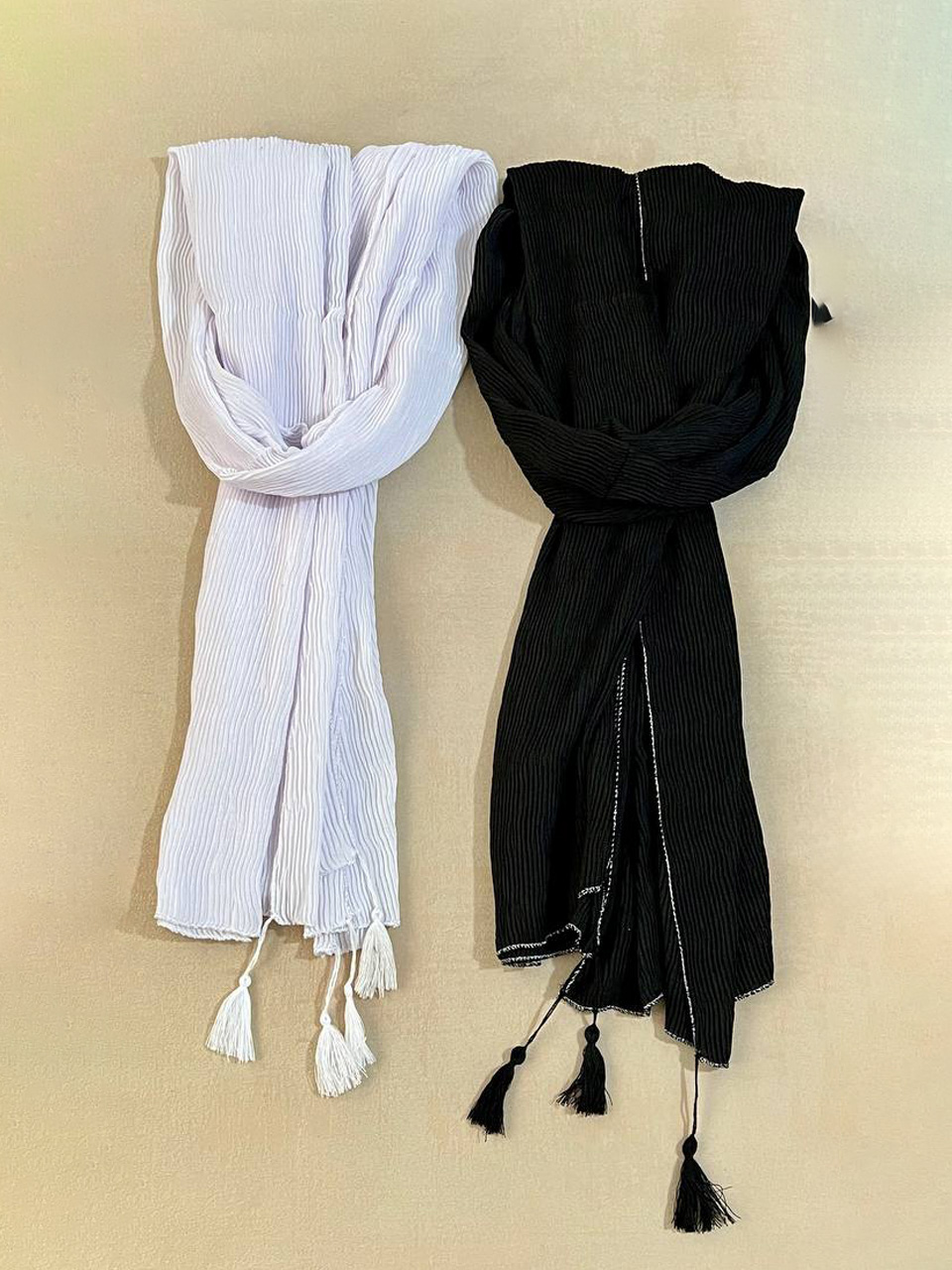 شال برشکا منگوله دار سوده مد